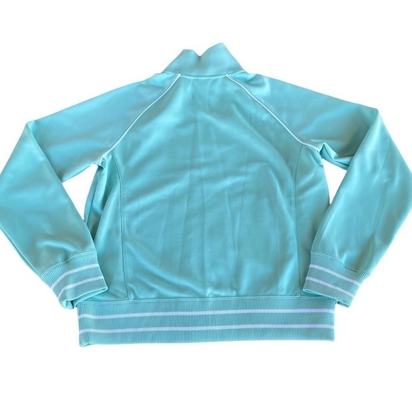 The North Face Full Zip Retro Track Jacket Mint White Size Large Varsity Stripes - Picture 6 of 13